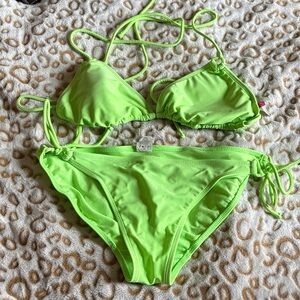 OP Neon Green Bikini